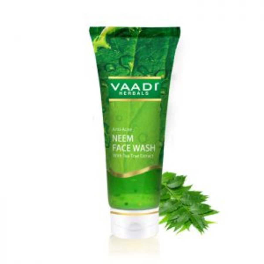 Buy Vaadi Herbals Anti - Acne Neem Face Wash with Tea Tree Extract online usa [ USA ] 