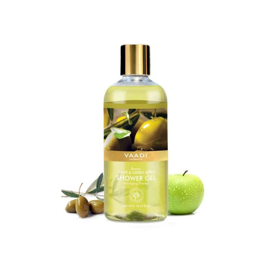Buy Vaadi Herbals Breezy Olive and Green Apple Shower Gel online usa [ USA ] 