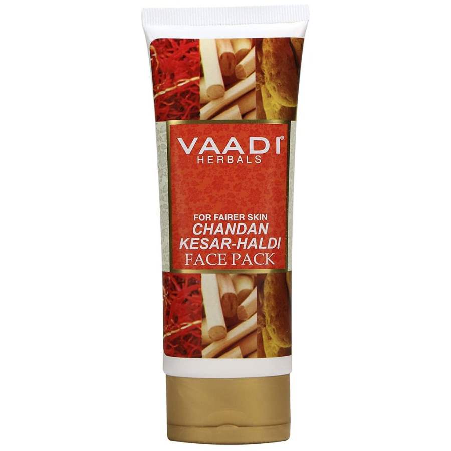 Buy Vaadi Herbals Chandan Kesar Haldi Fairness Face Pack online usa [ USA ] 