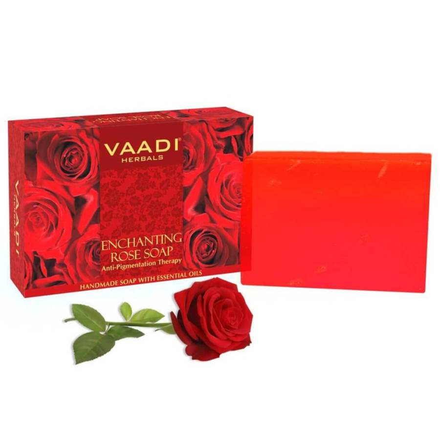 Buy Vaadi Herbals Enchanting Rose Soap With Mulberry Extract online usa [ USA ] 