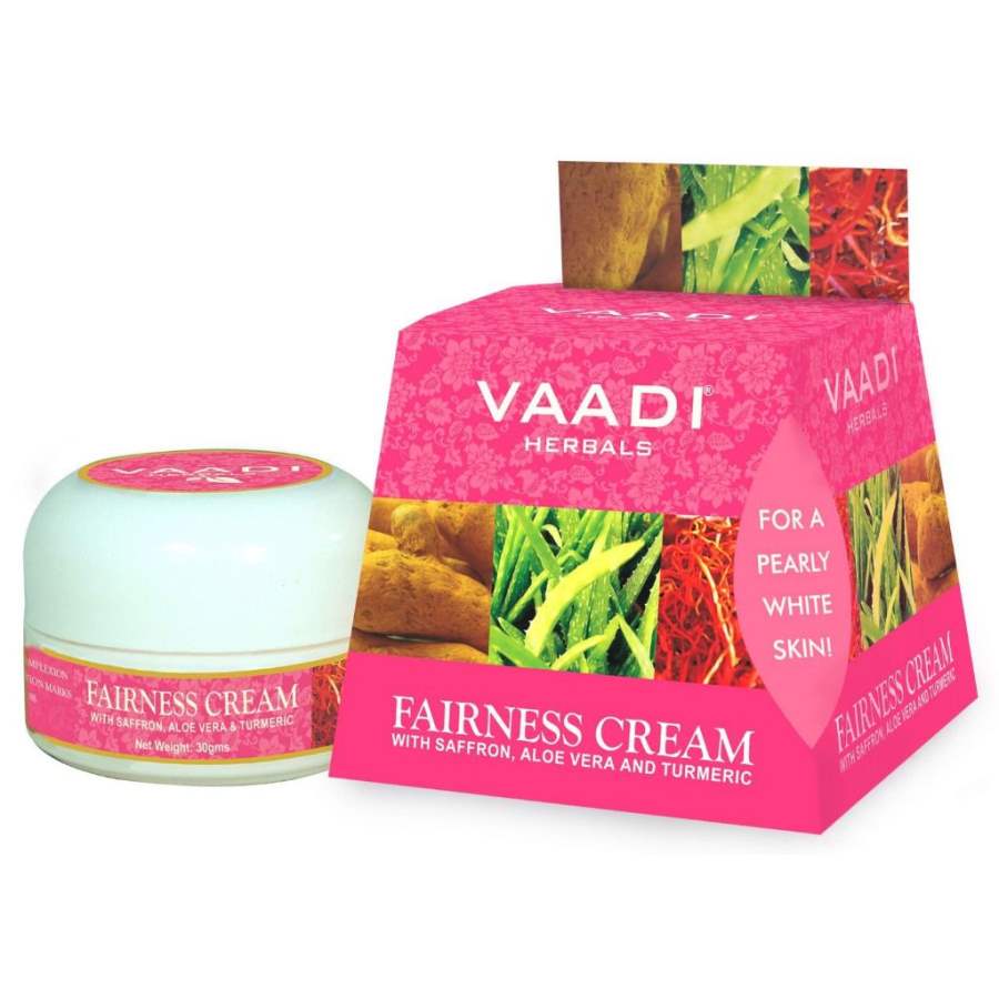 Buy Vaadi Herbals Fairness Cream, Saffron, Aloe Vera and Turmeric Extracts online usa [ USA ] 