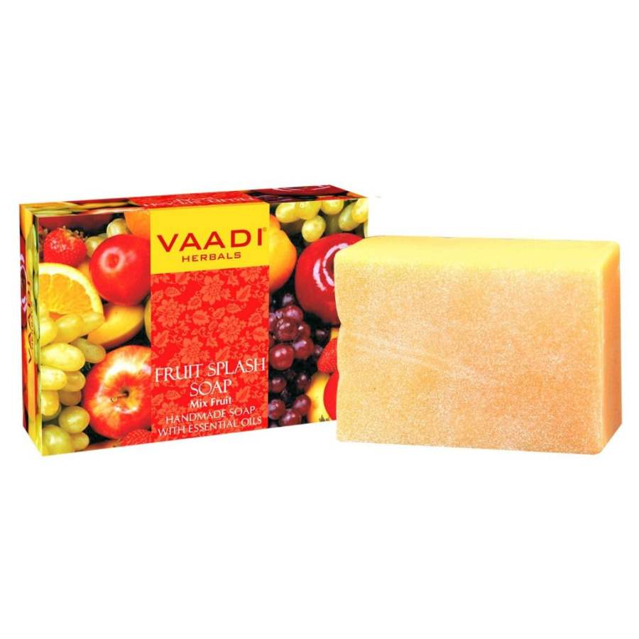 Buy Vaadi Herbals Fruit Splash Soap with Extracts of Orange, Peach, Green Apple and Lemon
