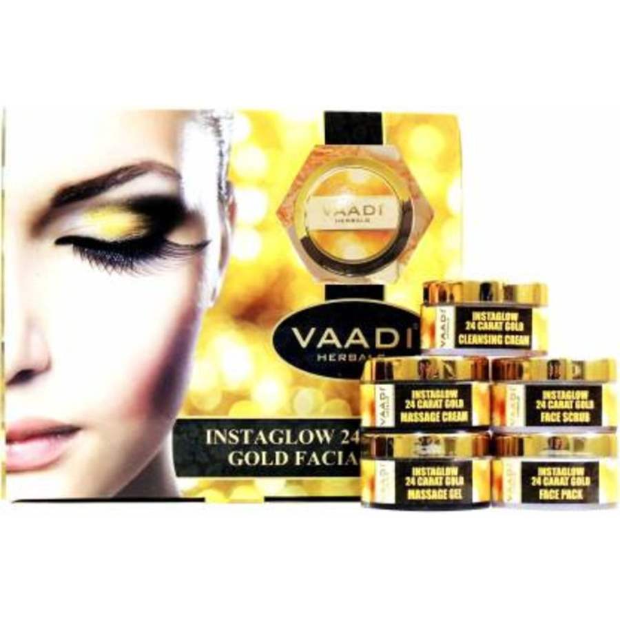 Buy Vaadi Herbals Instaglow 24 Carat Gold Facial Kit online usa [ USA ] 