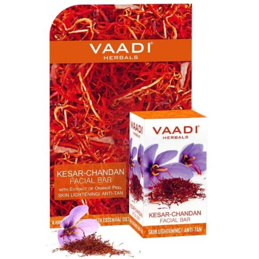 Buy Vaadi Herbals Kesar Chandan Facial Bar with Extract Orange Peel online usa [ USA ] 