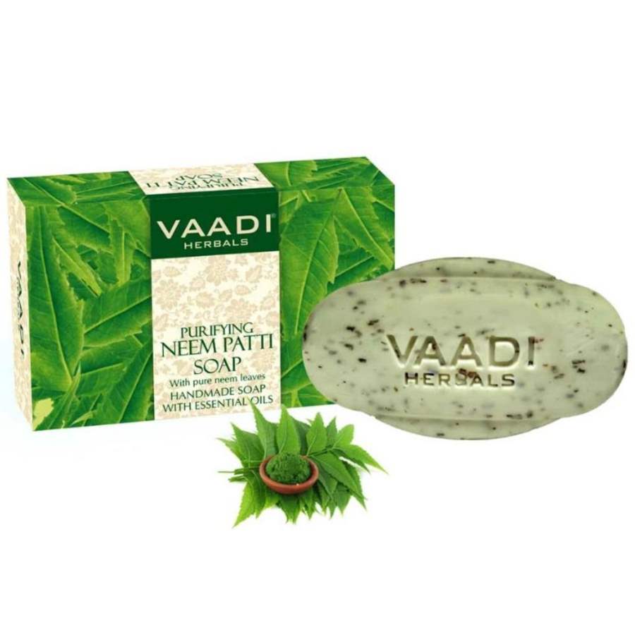 Buy Vaadi Herbals Neem Patti Soap - Contains Pure Neem leaves online usa [ USA ] 