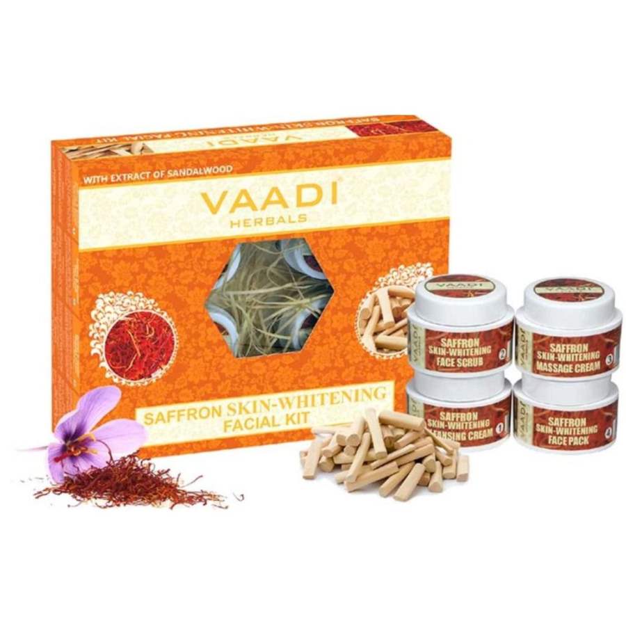 Buy Vaadi Herbals Saffron Skin - Whitening Facial Kit with Sandalwood Extract online usa [ USA ] 