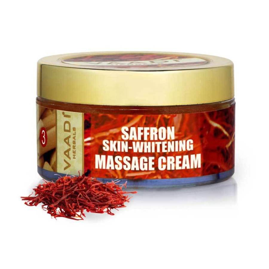 Buy Vaadi Herbals Saffron Skin - Whitening Massage Cream - Basil Oil and Shea Butter online United States of America [ USA ] 