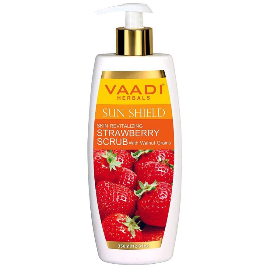 Buy Vaadi Herbals Strawberry Scrub Lotion with Walnut Grains online usa [ USA ] 
