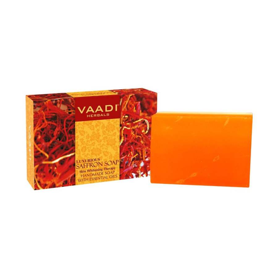 Buy Vaadi Herbals Super Value Luxurious Saffron Skin Whitening Therapy Soap online usa [ USA ] 