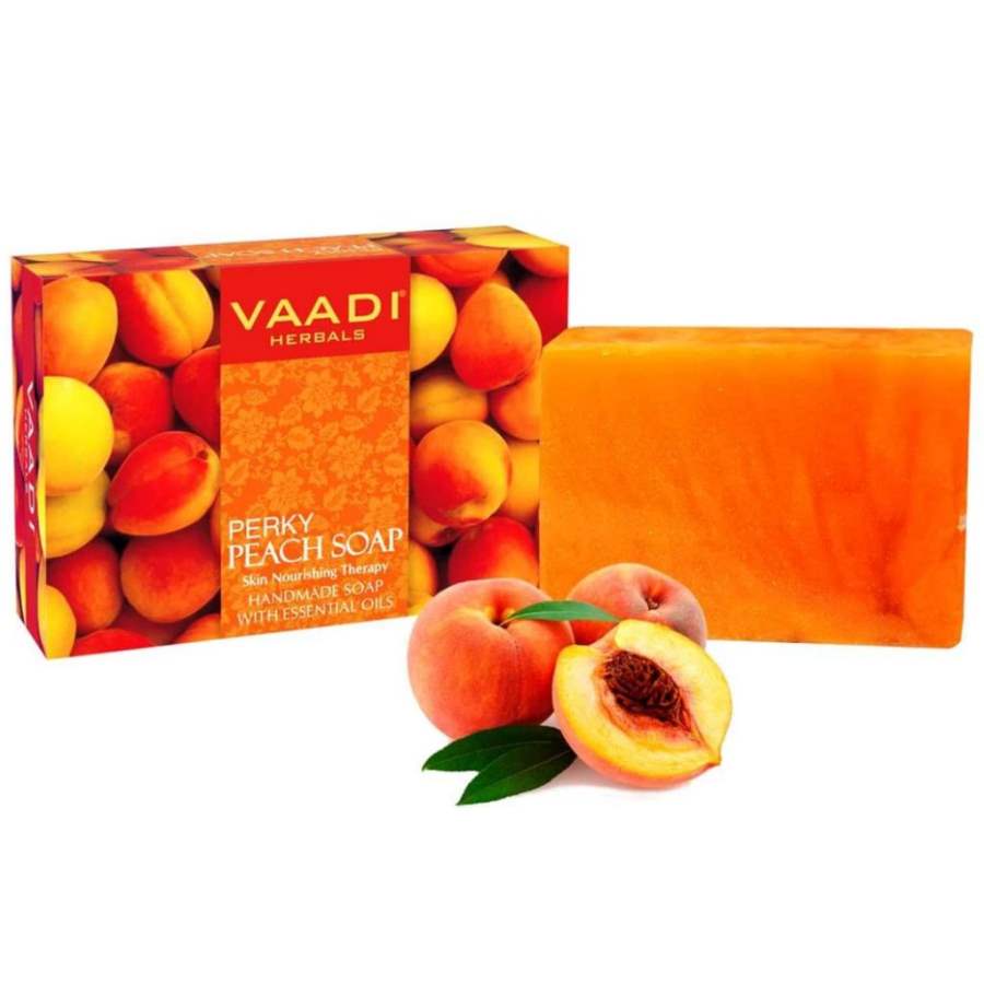 Buy Vaadi Herbals Super Value Perky Peach Soap with Almond Oil online usa [ USA ] 