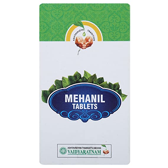 Buy Vaidyaratnam Mehanil Tablets
