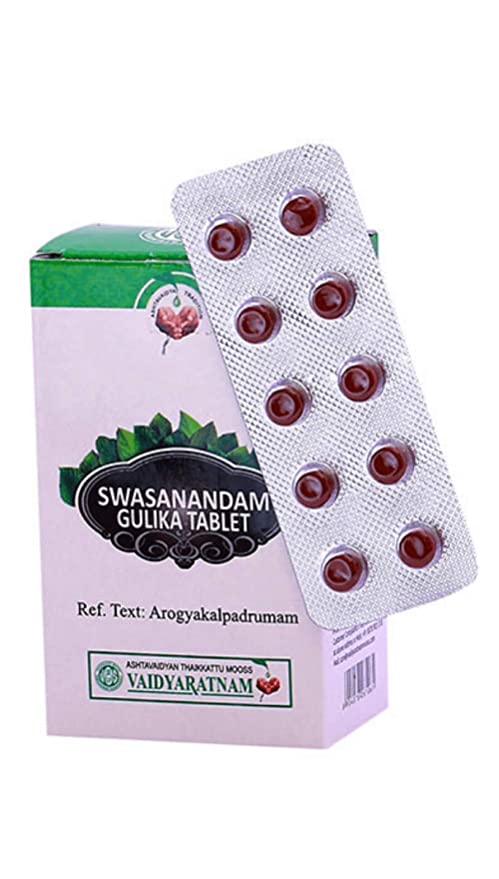 Buy Vaidyaratnam Swasanandam Gulika