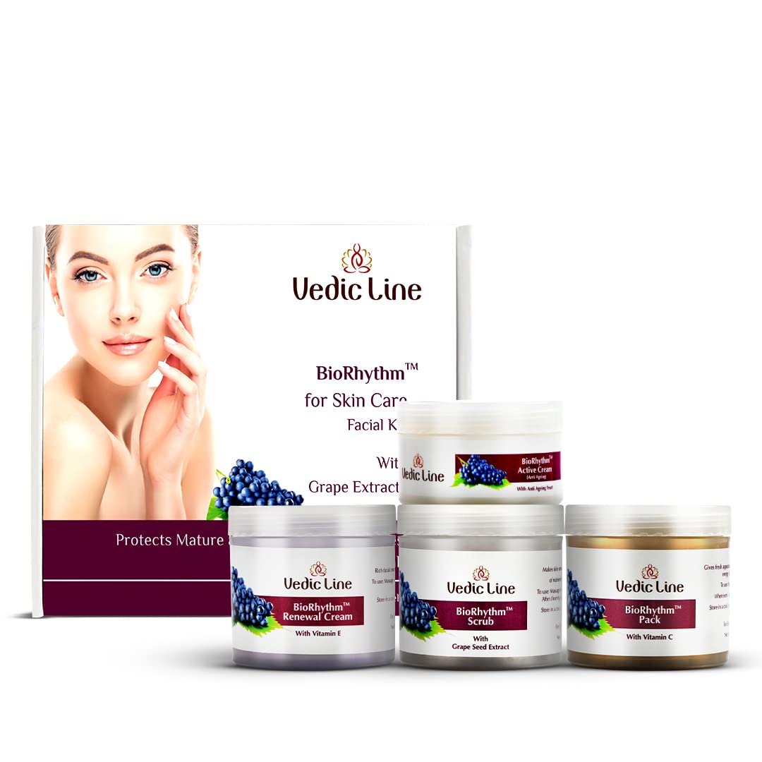 Buy Vedic Line Bio Rhythm Anti Aging Skin Care Facial Kit online usa [ USA ] 