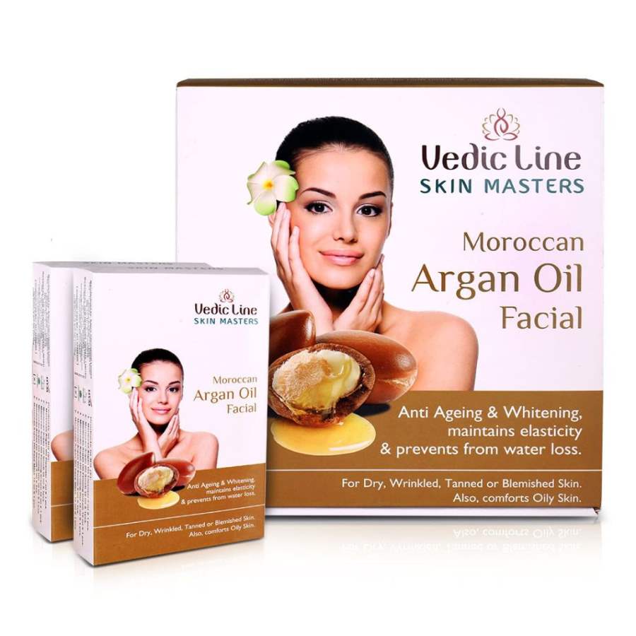 Buy Vedic Line Moroccan Argan Oil Facial Kit ( Small ) online usa [ USA ] 