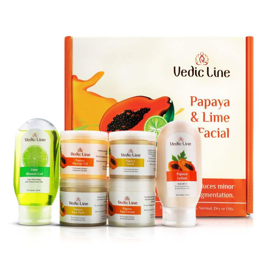 Buy Vedic Line Papaya and Lime Facial Kit ( Small ) online usa [ USA ] 
