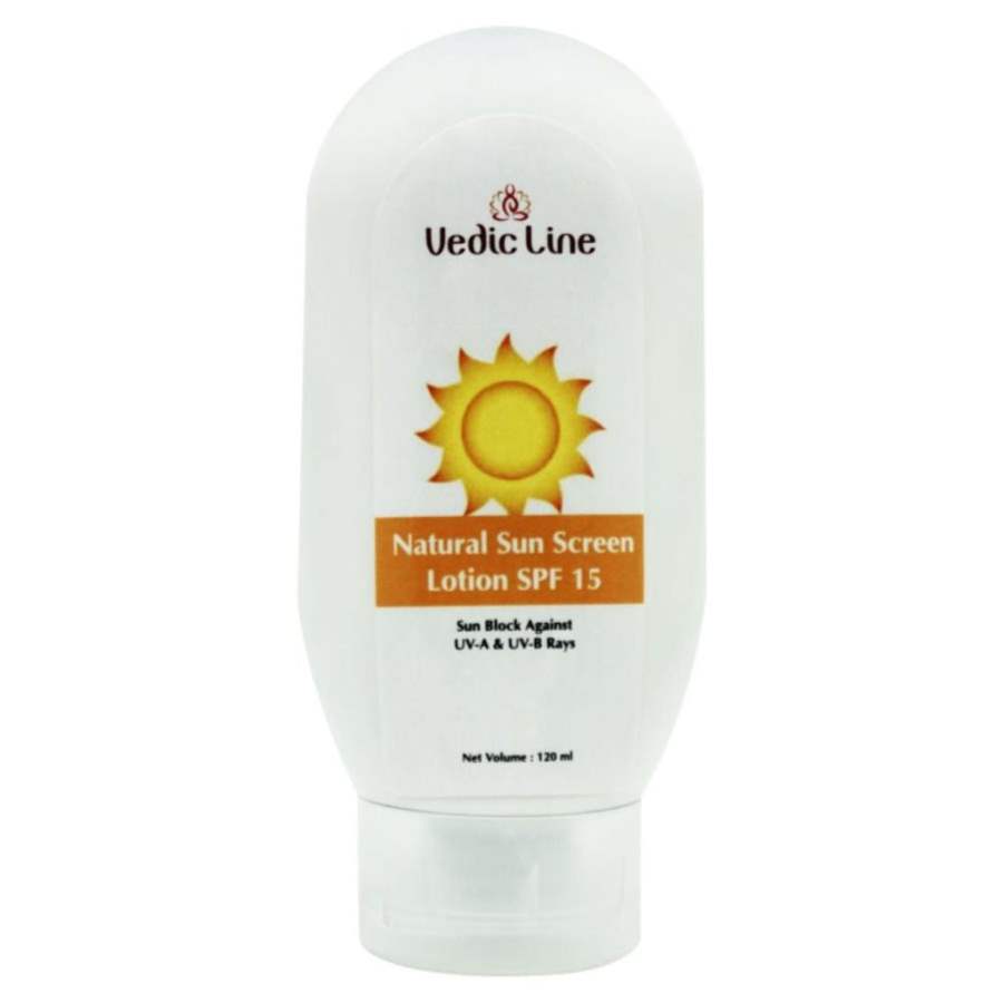 Buy Vedic Line Natural Sun Screen Lotion SPF 15 online usa [ USA ] 