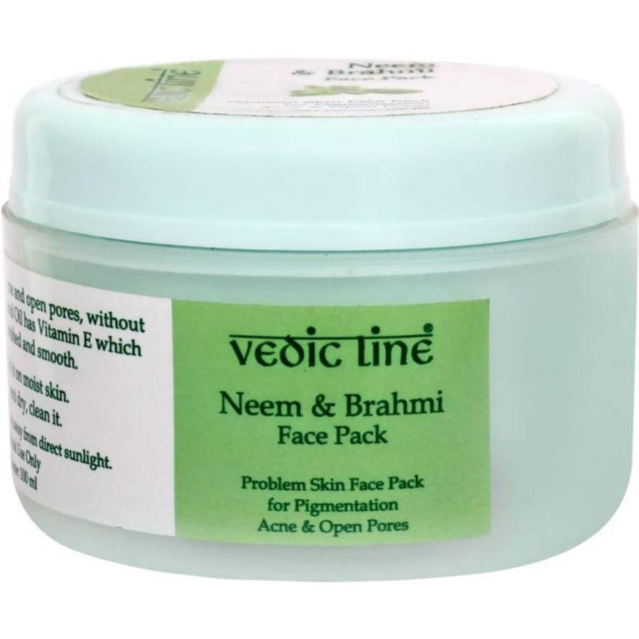 Buy Vedic Line Neem and Brahmi Face Pack