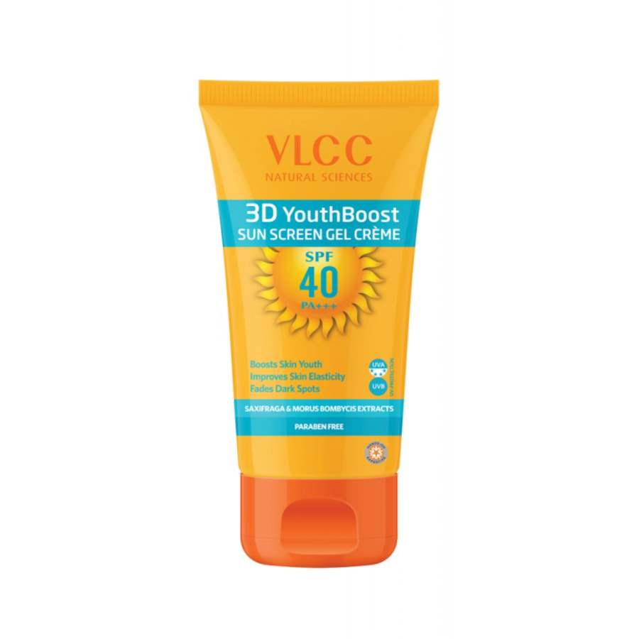 Buy VLCC 3D Youth Boost Sun Screen Gel Creme SPF 40 Pa +++