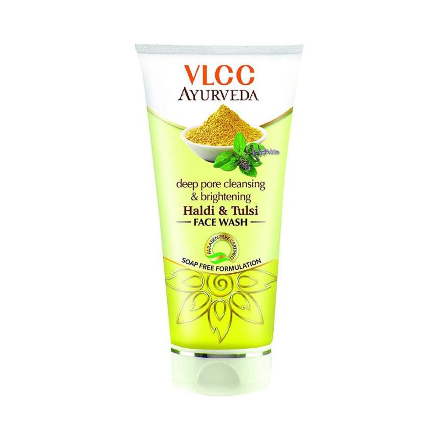 Buy VLCC Ayurveda Deep Pore Cleansing and Brightening Haldi and Tulsi Face Wash online usa [ USA ] 