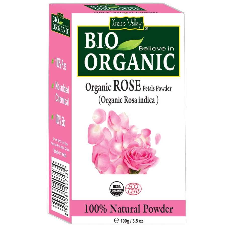Buy Indus valley Rose Petals Powder for Skin Care,Face Pack for Fairness  online United States of America [ USA ] 