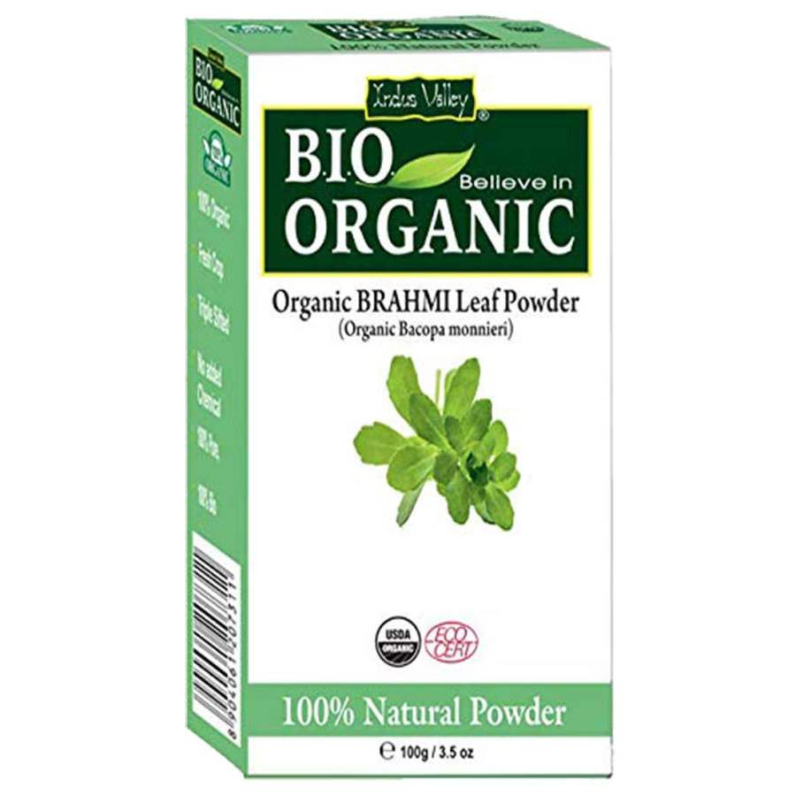 Buy Indus Valley Brahmi Powder for Hair Cleanser & Hair Care - (100g) online United States of America [ USA ] 