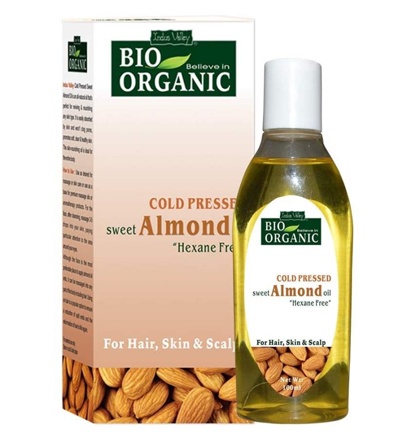 Buy Indus valley Roghan Badam Sweet Almond Oil for Hair & Skin (No Mineral Oil & Sulphate)  online usa [ USA ] 