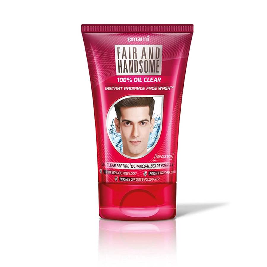 Buy Emami Fair and Handsome 100% Oil Clear Instant Radiance Face Wash