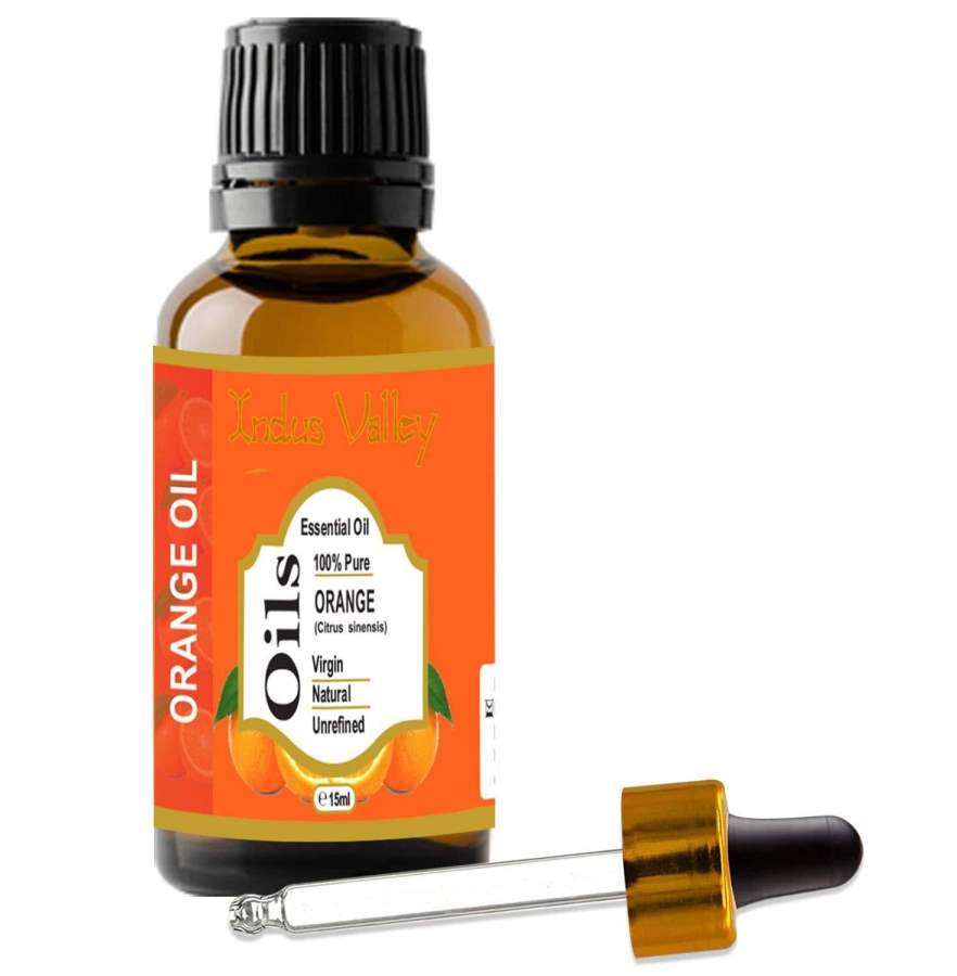 Buy Indus Valley Orange Essential Oil for Hair & Face Care (15ml) online United States of America [ USA ] 