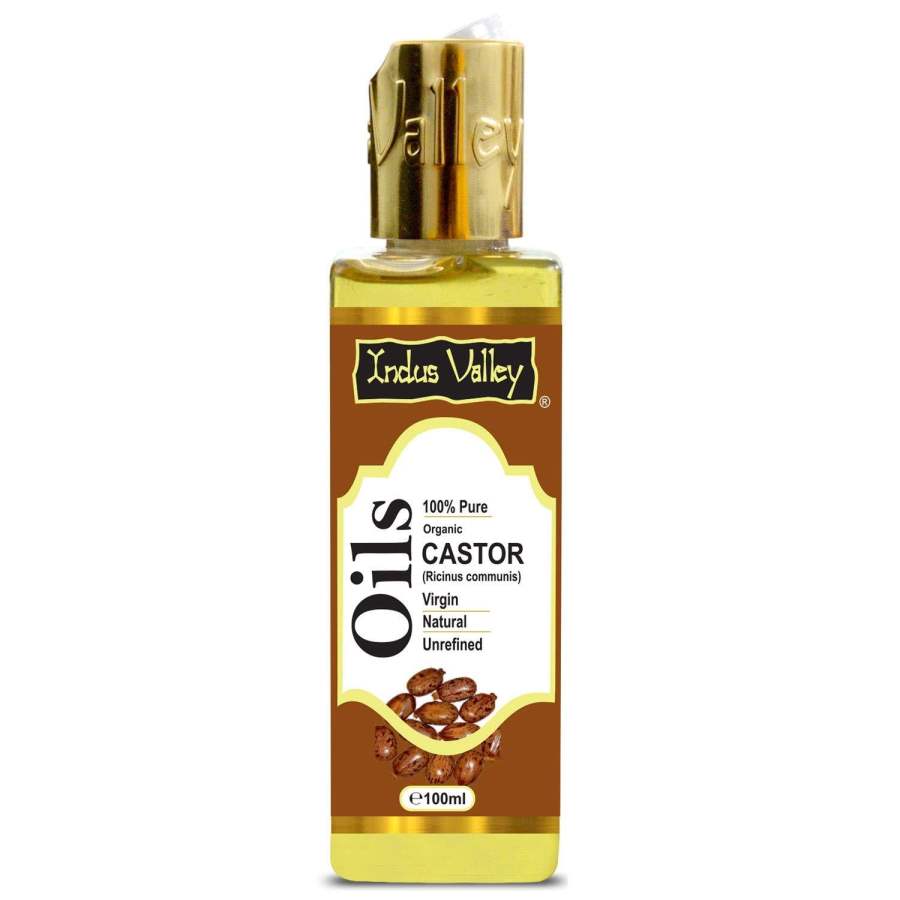 Buy Indus Valley Carrier Oil- Natural, Virgin, unrefined & Cold Pressed Castor Oil 100ml online United States of America [ USA ] 