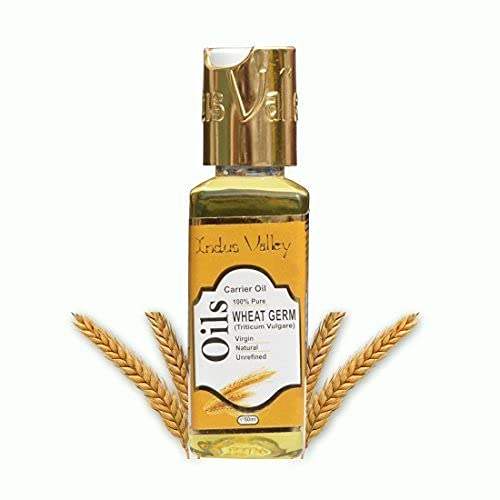 Buy Indus valley Cold Pressed Wheat germs Carrier Oil - 100% Pure and Natural- Suitable for All Skin Types Pure Oil50ml online usa [ USA ] 
