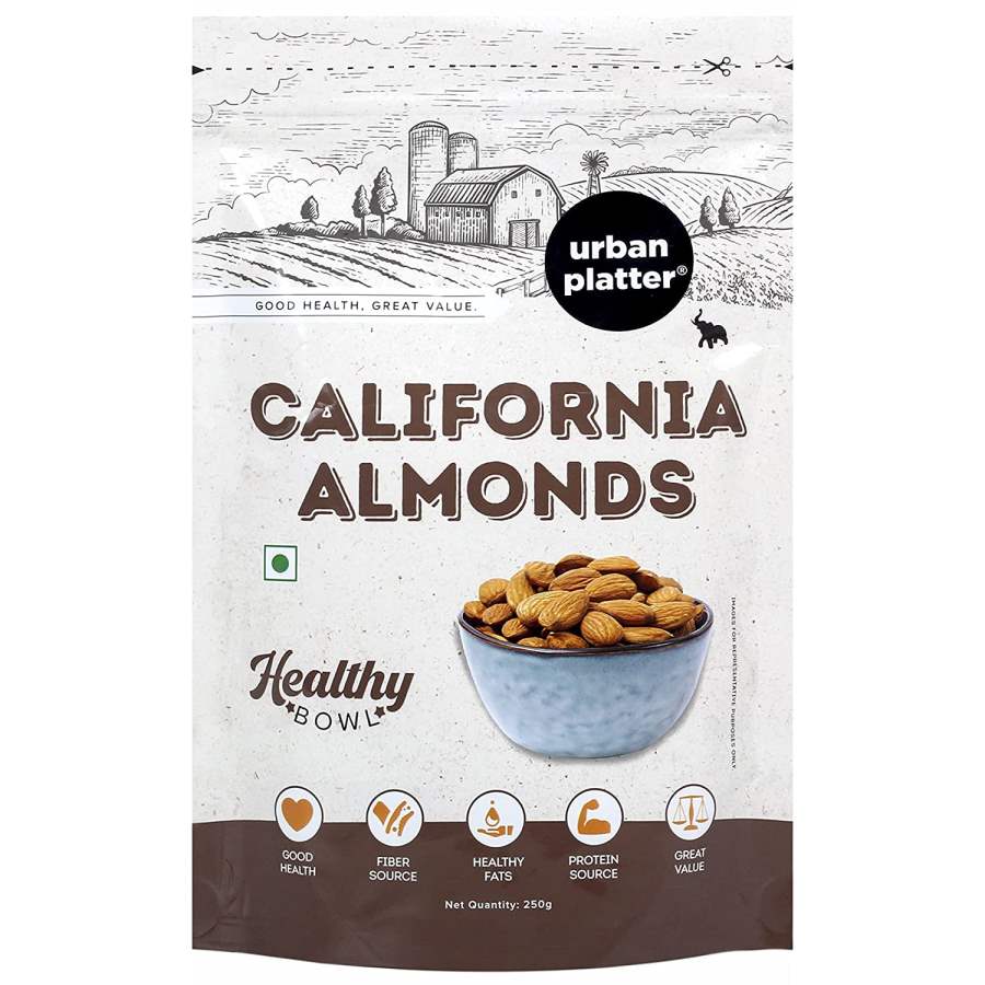 Buy Urban Platter Healthy Bowl California Almonds, 250g