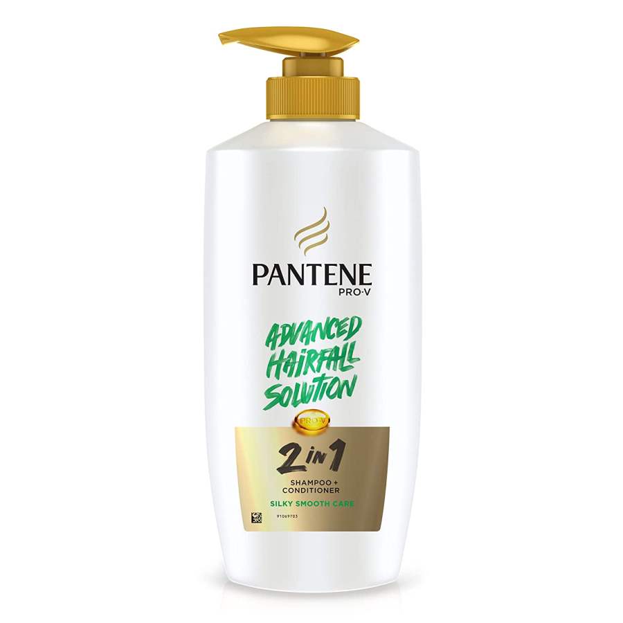Buy Pantene Advanced Hairfall Solution 2 in 1 Silky Smooth Care Shampoo + Conditioner