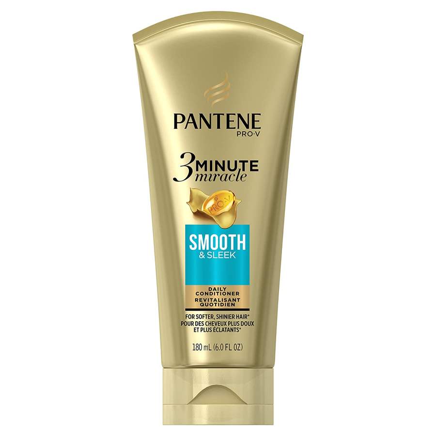 Buy Pantene Smooth and Sleek 3 Minute Miracle Deep Conditioner online usa [ USA ] 