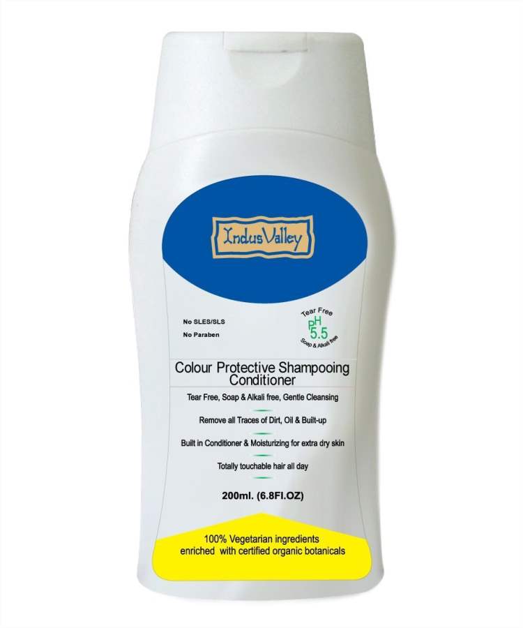 Buy Indus valley Colour Protective Shampoo With Conditioner Tear free  online usa [ USA ] 