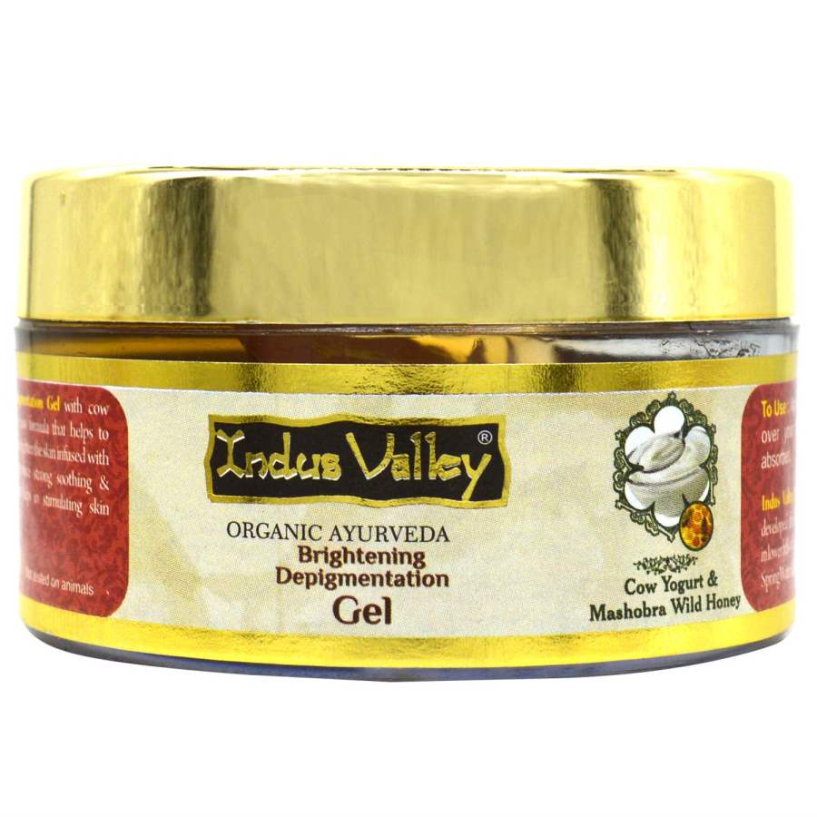 Buy Indus Valley Cow Yogurt & Honey Skin Lightening & Brightening Depigentation Gel - (50ml) online United States of America [ USA ] 