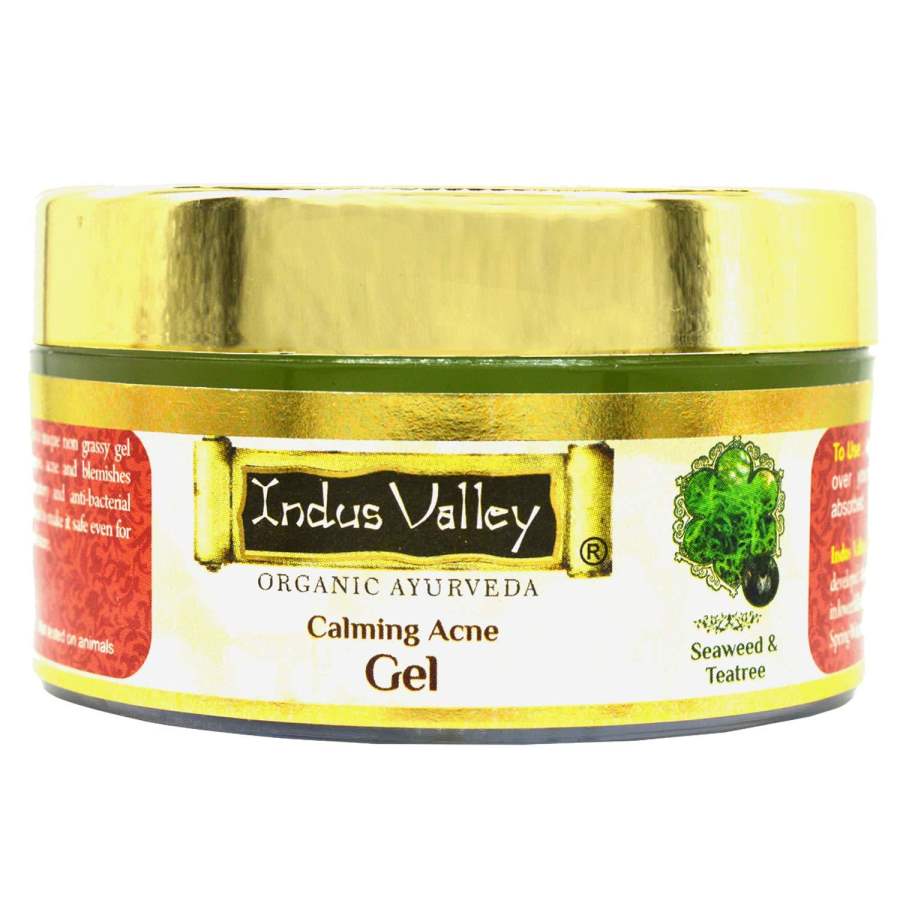 Buy Indus valley Calming Acne Gel - Enriched with Seaweed & Teatree For Soothes Skin  online United States of America [ USA ] 