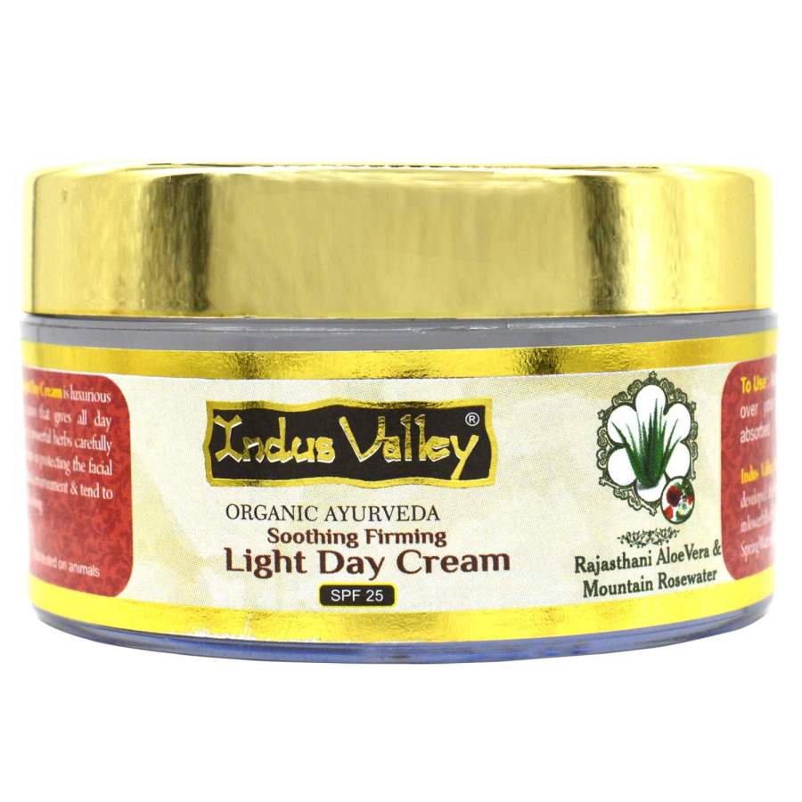 Buy Indus valley Rajasthani Aloe Mountain Rose Soothing & Firming Light Day Cream  online United States of America [ USA ] 