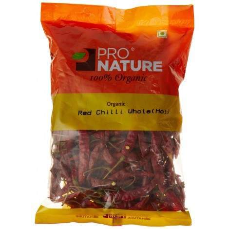 Buy Pro nature Red Chilli Whole Hot