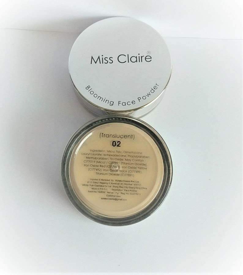 Buy Miss Claire Blooming Face Powder Translucent 02, Beige