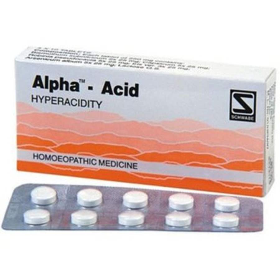 Buy Dr Willmar Schwabe Homeo Alpha Acid
