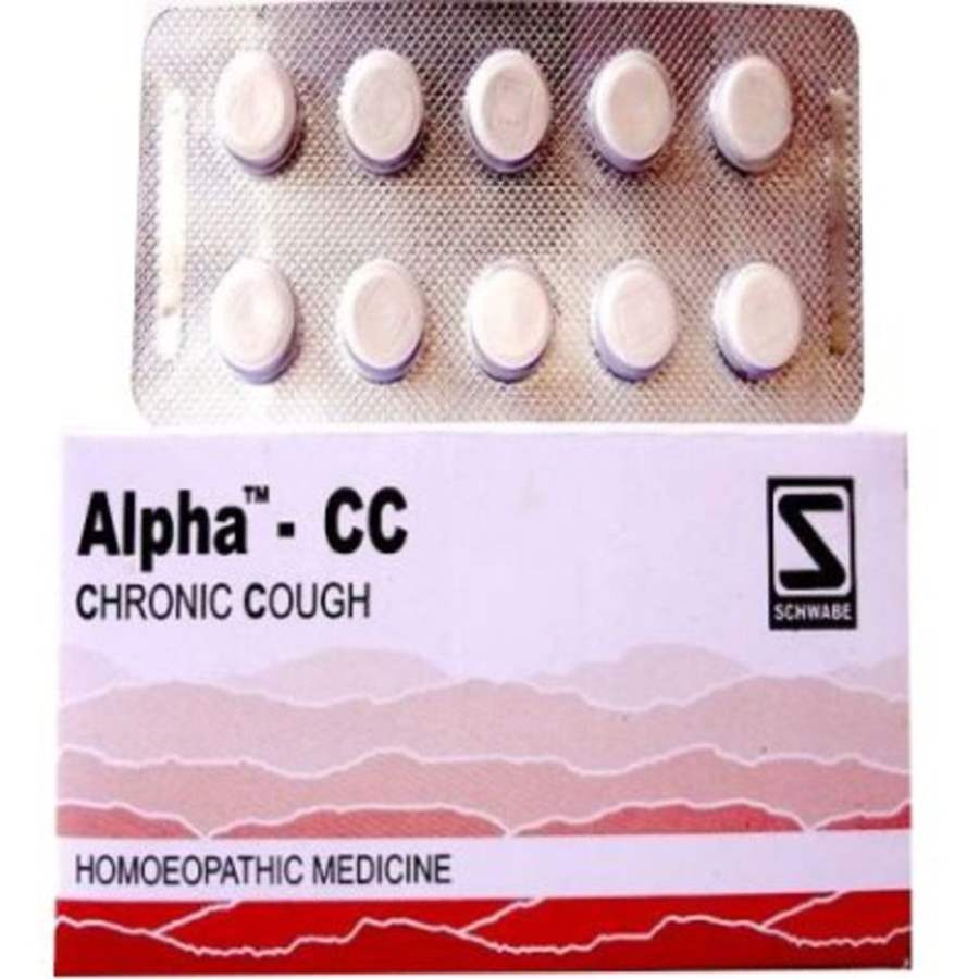 Buy Dr Willmar Schwabe Homeo Alpha CC (Chronic Cough)