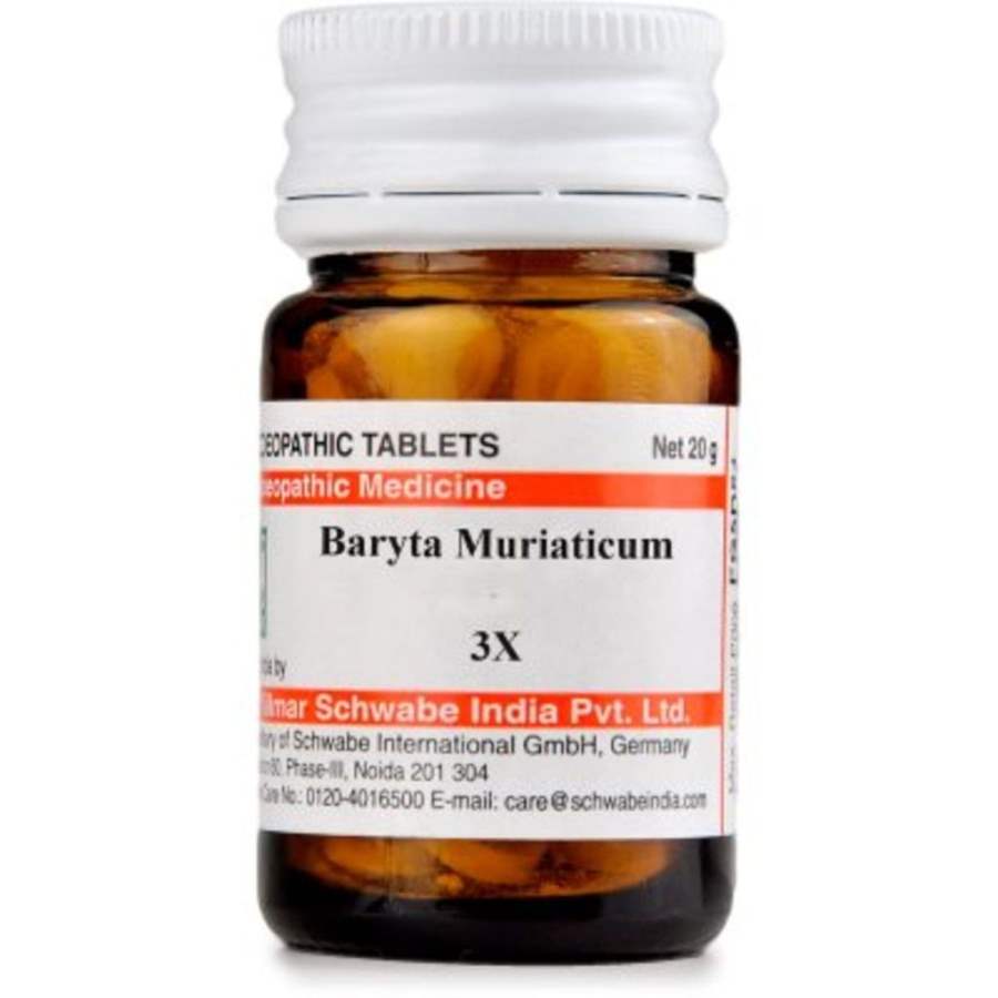 Buy Dr Willmar Schwabe Homeo Baryta Muriaticum - 3X