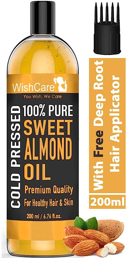 Buy Wishcare Pure Cold Pressed Sweet Almond Oil  online usa [ USA ] 