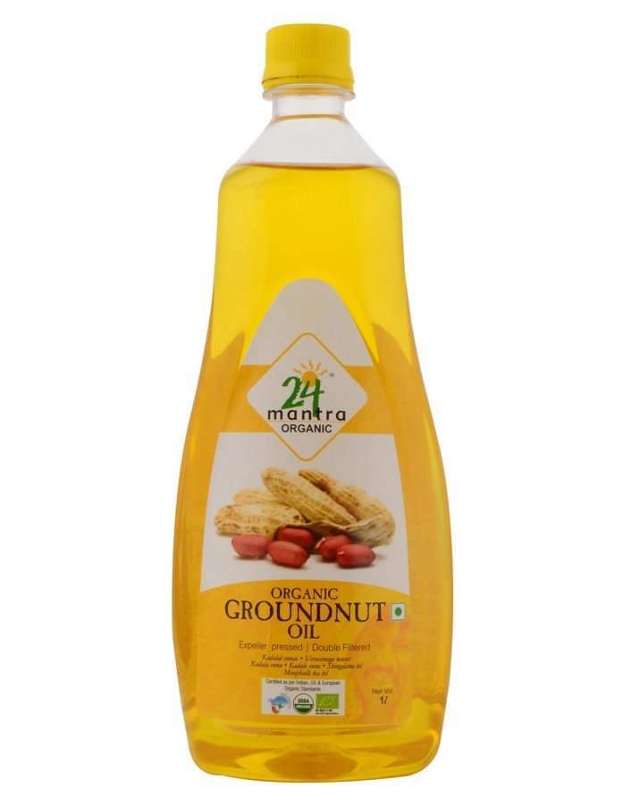 Buy 24 mantra Cold /Expeller Pressed Groundnut Oil