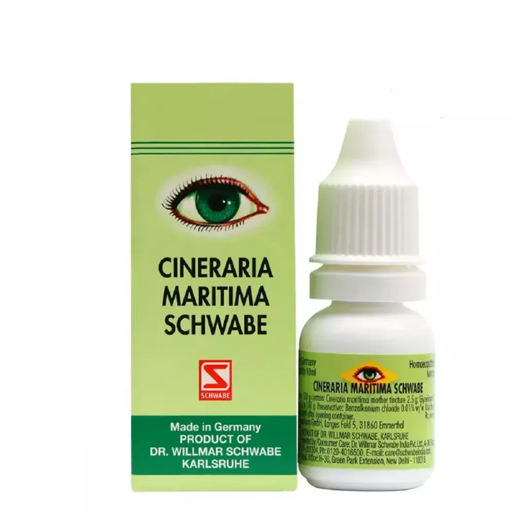 Dr. Willmar Schwabe Germany Cineraria Maritima Eye Drop With Alcohol - 10 ML